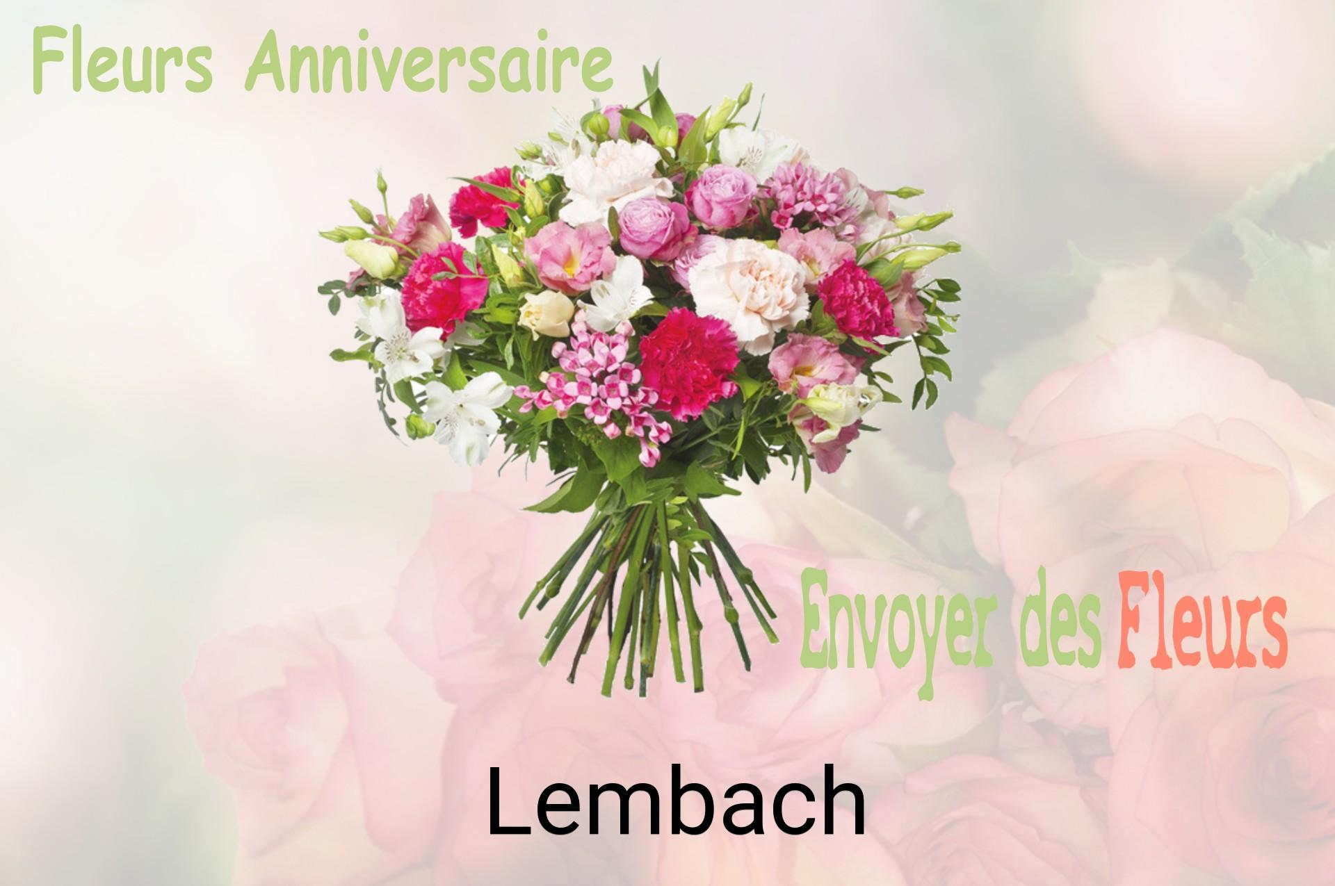 Bouquet de fleurs d’anniversaire livré à Lembach